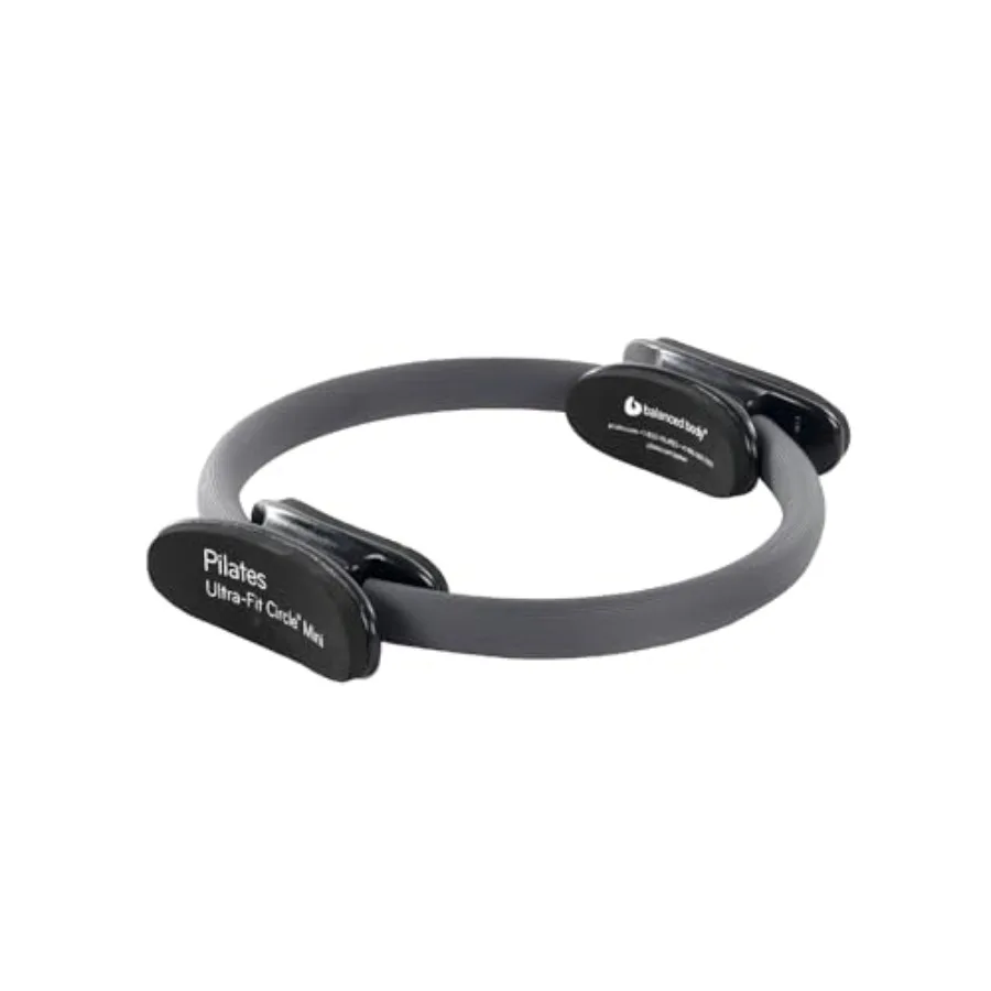

Ультрапрочное кольцо для пилатеса Ultra-Fit Circle для тренировки ног и бедер, фитнес-кольцо для пилатеса, оборудование для домашних тренировок и занятий в студии, черное