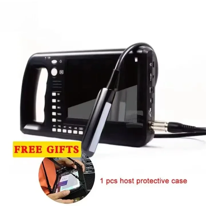 Portable Veterinary Cow Tester with 1 Probe Sonar Scanner and Rectal Probe for Farm fast shipping
