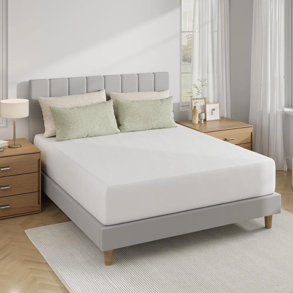 

King Size Mattress, 12 inch King Mattress in a Box, Gel Memory Foam Mattresses for Cooling Night Sleep, Comfort Support
