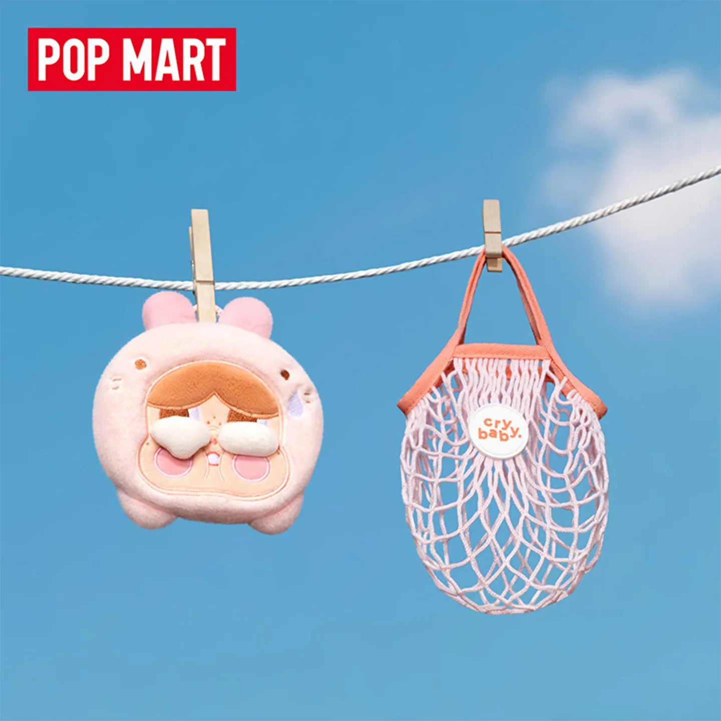 

Genuine POPMART CRYBABY Cry Me An Ocean Series Multi-purpose Modeling Storage Bag Peripheral Surprise Girls Birthday Gifts