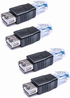 USB 2.0 female to Lan RJ45 8P8C male crystal Ethernet 10Mb/100Mb network adapter