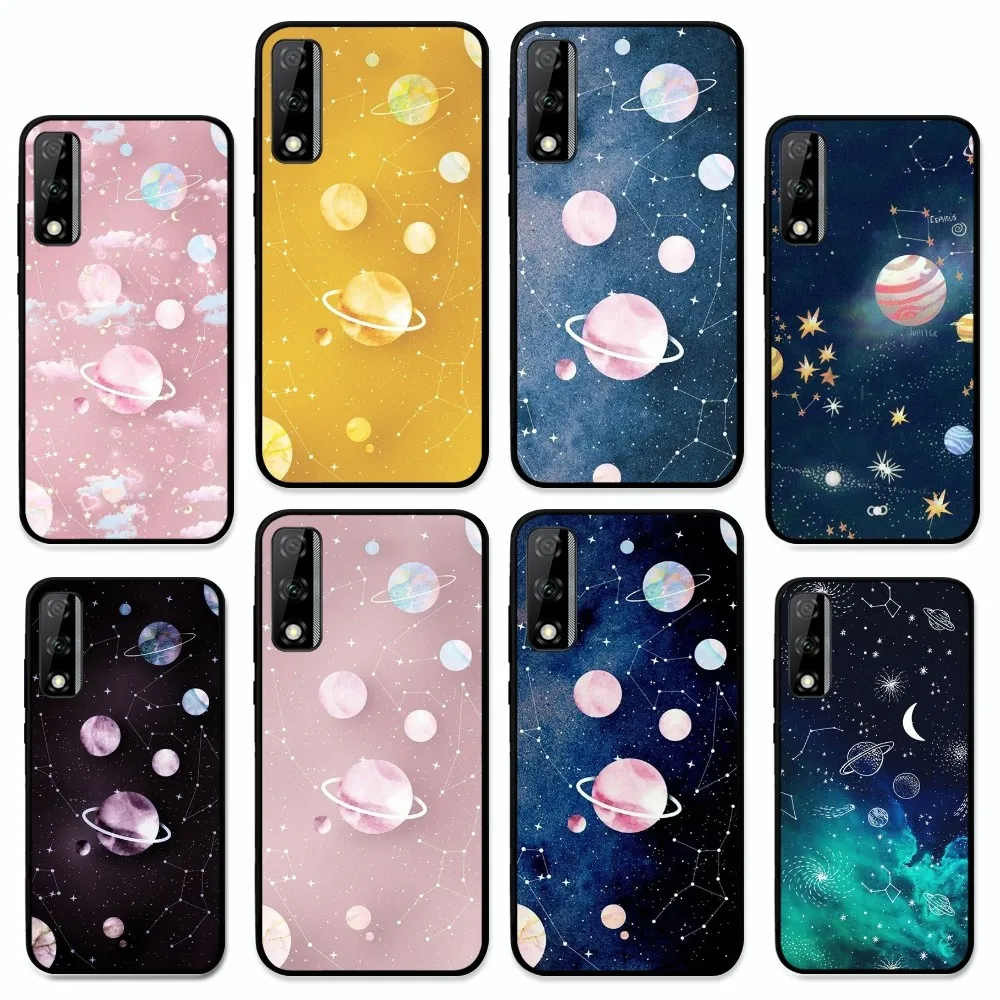 Constellation Zodiac Signs Phone Case For Huawei Y9 6 7 5 Prime Enjoy 7s 7 8 plus 7a 9e 9plus 8E Lite Psmart Shell