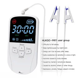 Micro-current Stimulator Sleep Aid Anxiety Migraine Alpha Stim Insomnia Cure New CES Therapy Transcranial