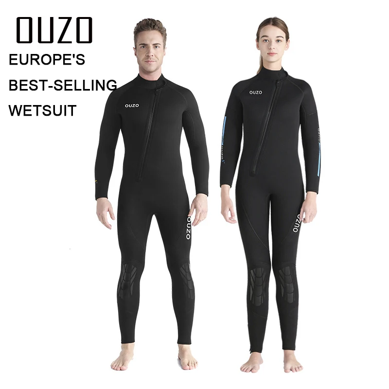 

Thickened Version Of The 5mm Wetsuit Men'S One-Piece Warm Wetsuit Swimming Surfing Fishing And Hunting Ornamental Wetsuit