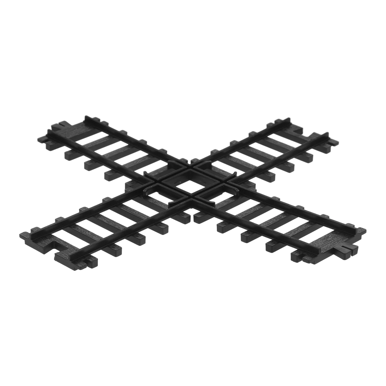 مجموعة مسار القطار البلاستيكي، تصميم واقعي، حواف ناعمة آمنة، قيمة تعليمية ممتعة، مسارات السكك الحديدية المصغرة، ديكور طاولة الرمل #1