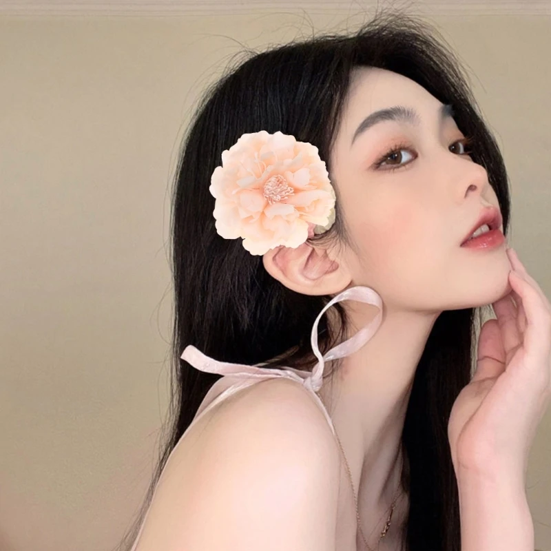 Jepit Rambut Bunga Jepit Rambut Wanita Jepit Rambut Camellia Jepit Rambut Bunga DropShipping