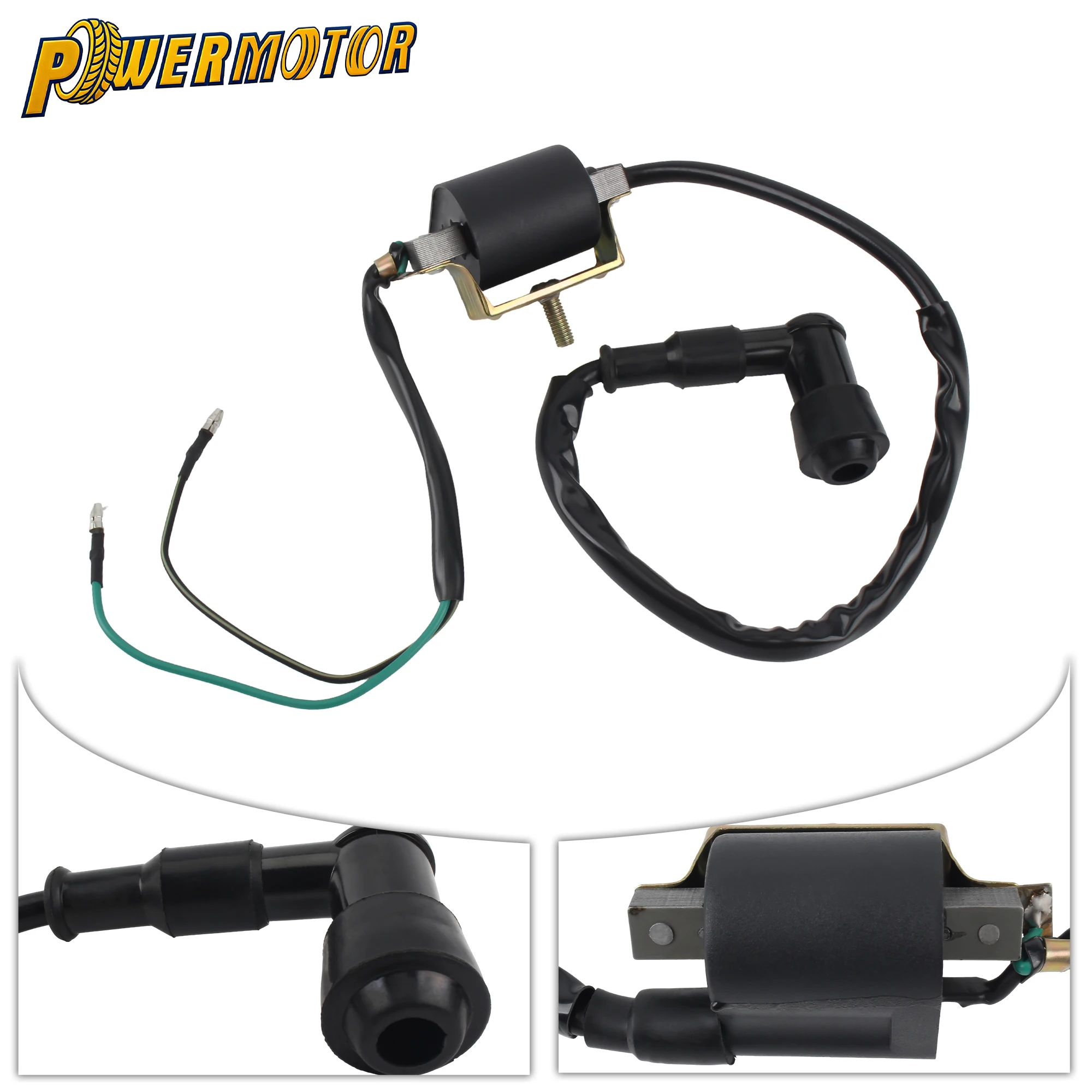

2 Wires 6V Ignition Coil For 50cc 70cc 90cc 110cc 125cc Motorcycle Scooter Moped ATV Quad Pit Bike Go Kart Universal Accessories