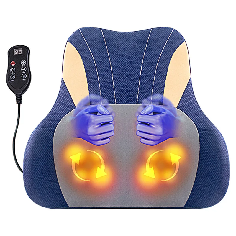 

Многофункциональный массажер для всего тела с регулируемой поясничной поддержкой, массажная подушка для поясницы, шеи и спины