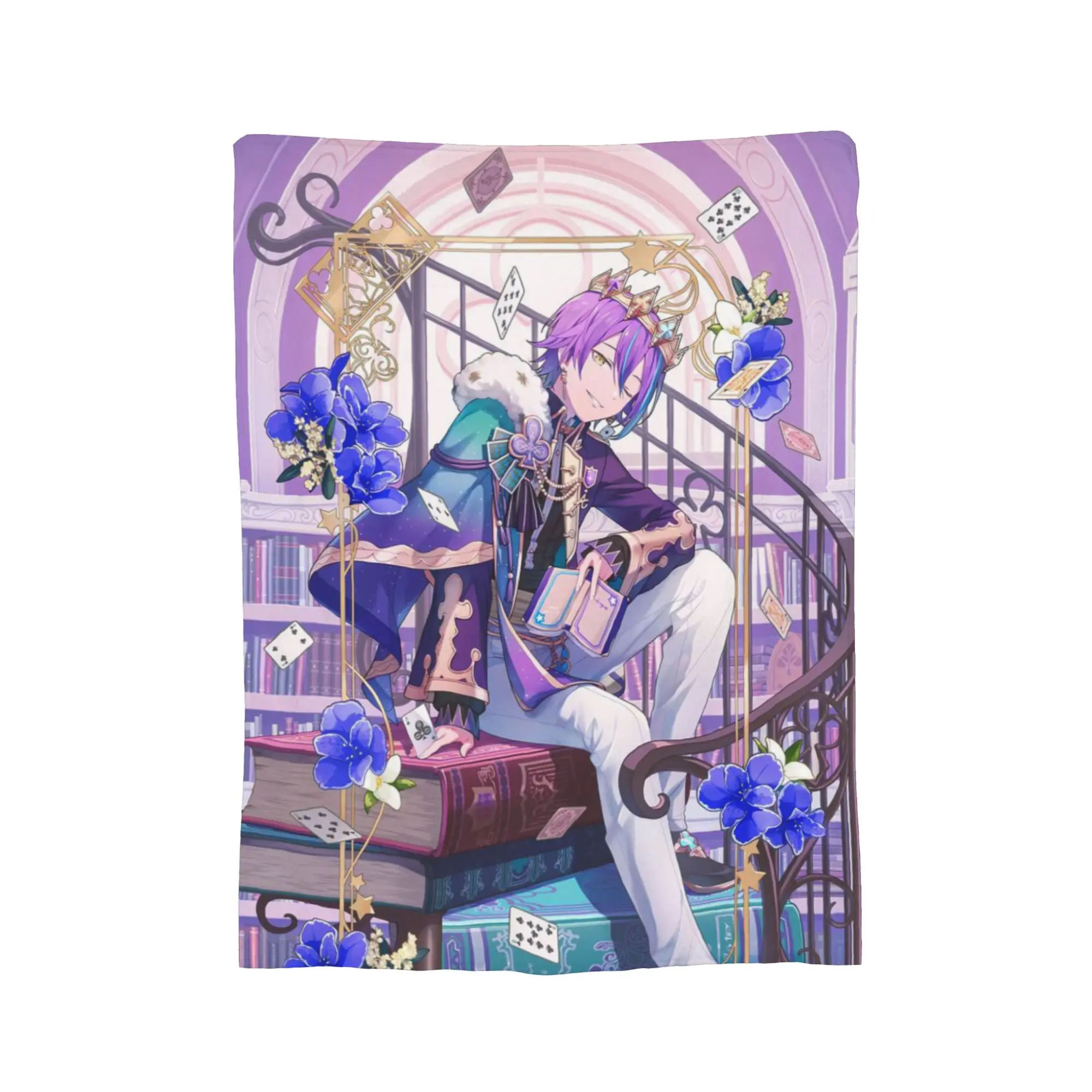 Super Soft Rui Kamishiro Throw Blanket Premium Fleece Flannel Lightweight Wonderlands x Showtime Bed Blanket Cozy Warm Blankets