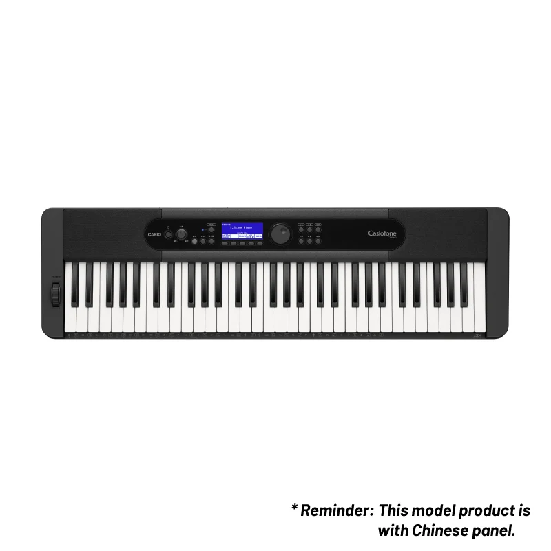 CASIO CT-S410 Electronic Keyboard with Touch Response, 61 Keys, Professional Performance, Teaching and Entertainment