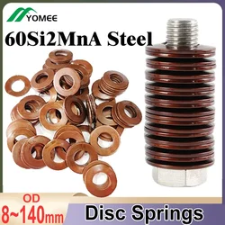 1-10Pcs 60Si2MnA Disc Springs Belleville Compression Spring Washer Shock Absorbers OD 8 9 10-40mm ID 4.2-20.4mm