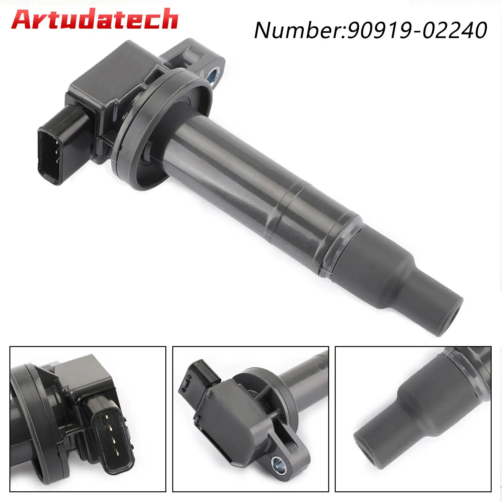 

Artudatech Ignition Coil 90919-02240 For Toyota Corolla Yaris Prius 1.3L 1.5L 2.4L Car Accessories