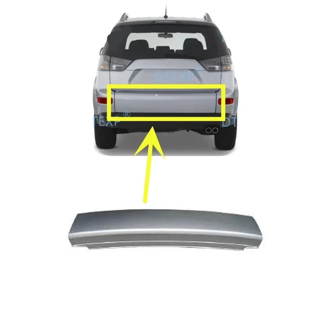 

1 PCS No Painting Rear Bumper Cover for Outlander Ex CW00 2007-2012 5817A011 Tail Door Board for Airtrek Gate Down Protector 2nd