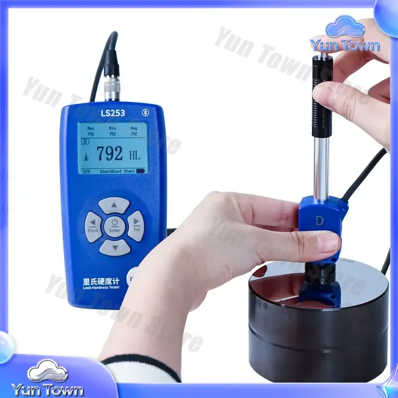 RTS LS253 D/DC/DL/C Multi Probe Leeb Hardness Tester for Steel Digital Metal Portable Durometer Hardness Tester for