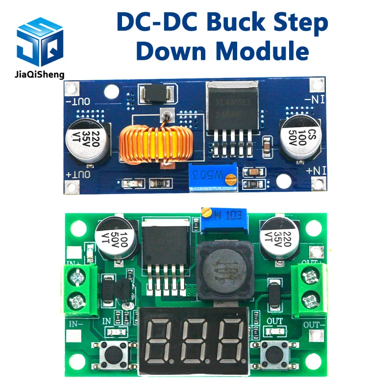 DC-DC Buck Step Down Module LM2596 DC/DC 4.0~40V to 1.25-37V Adjustable Voltage Regulator With LED Voltmeter