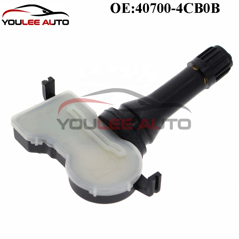 4PCS 40700-4CB0B 40700-4CB0A TPMS Tire Pressure Sensor For Nissan Altima Rogue Leaf Infiniti QX50 Renault Megane Lada Auto Parts