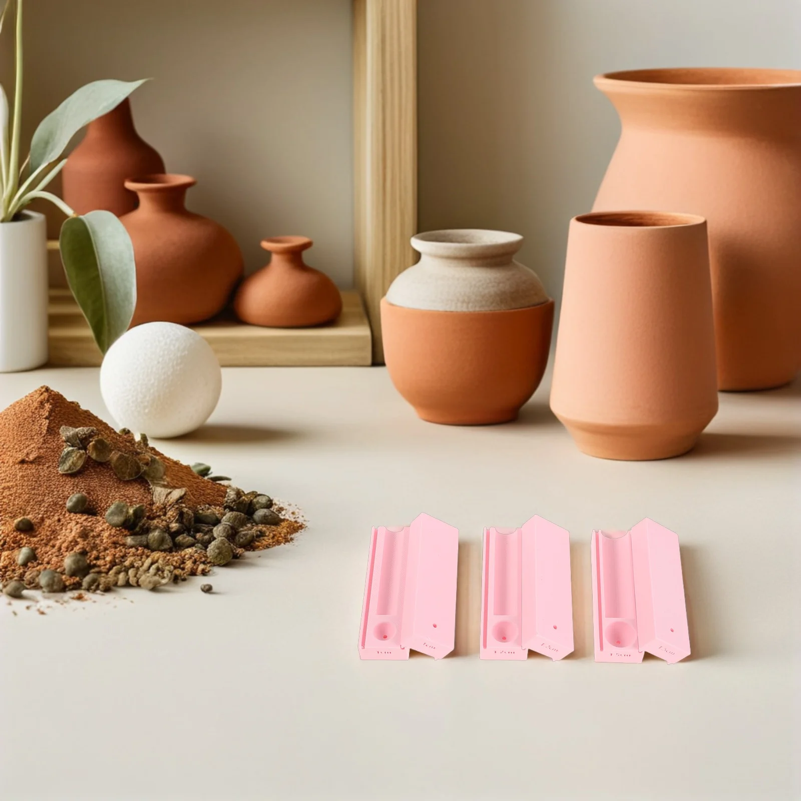 

3pcs Plastic Polymer Bead Roller 10/12/15Mm Bead Shaping Tool For Diy Jewelry Craft Clay Molds Accessories Clay Modeling Tools