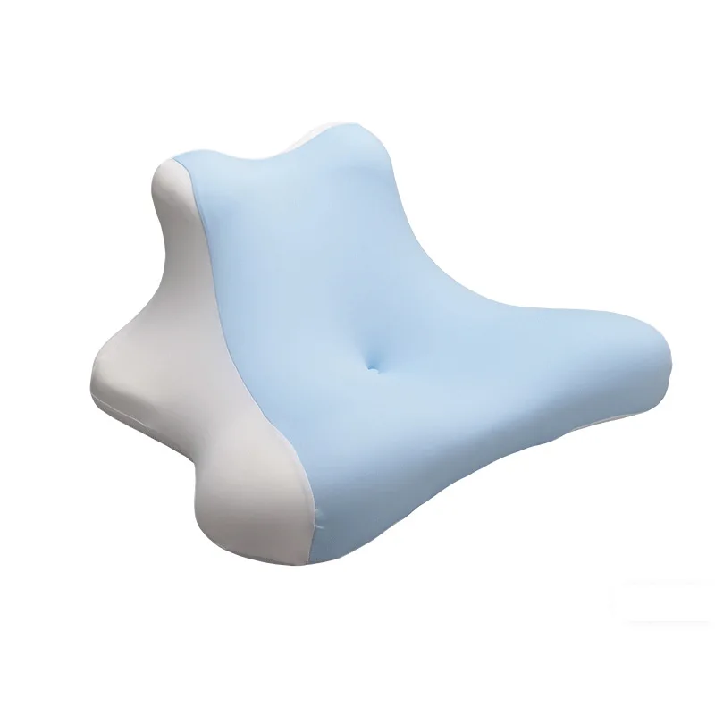 Memory Foam Nap Pillow with Washable Ice Silk Cover, Ergonomic Multi Use Cushion for Bed, Office Chair and Lumbar Support, 61 x