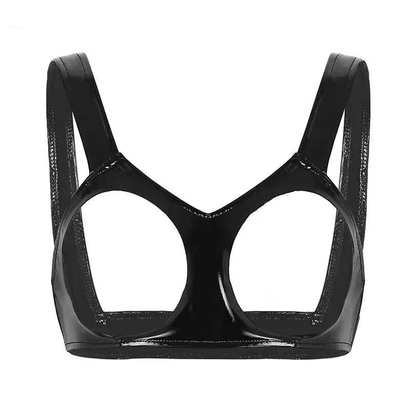 Lingerie sexy Body in lattice Corpo in pelle Costume sessuale Pagliaccetti Reggiseno da donna Orsacchiotti Biancheria intima sexy Fasciatura Abito erotico senza schienale