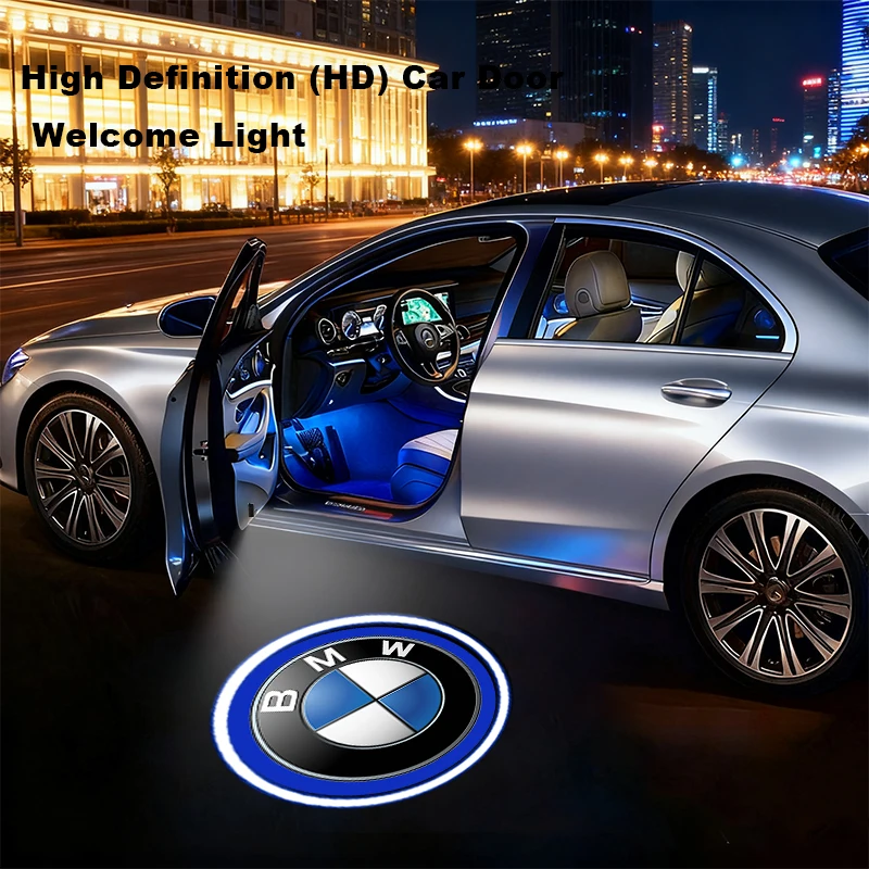 

Car Door LED HD Welcome Courtesy Shadow Projector Lamp Logo Light For BMW E34 E36 E60 E90 E39 E70 F10 F20 X7 M3 Car Accessories