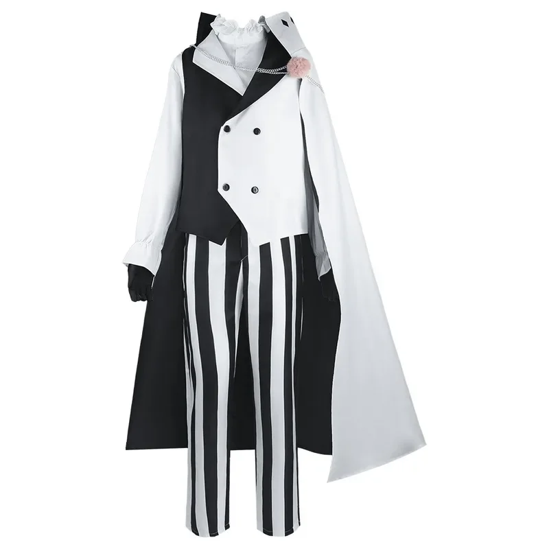 Nikolai Gogol Cosplay Anime Costume Bungou BSD Stagione 4 Nikolai Cosplay Mantello Mantello Uniforme Vestito Parrucca Halloween