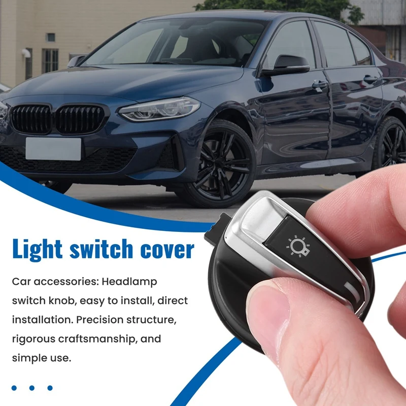 Automotive Headlight Switch Rotary Button For BMW 1 E88 E82 3 E90 E91 X1 E84