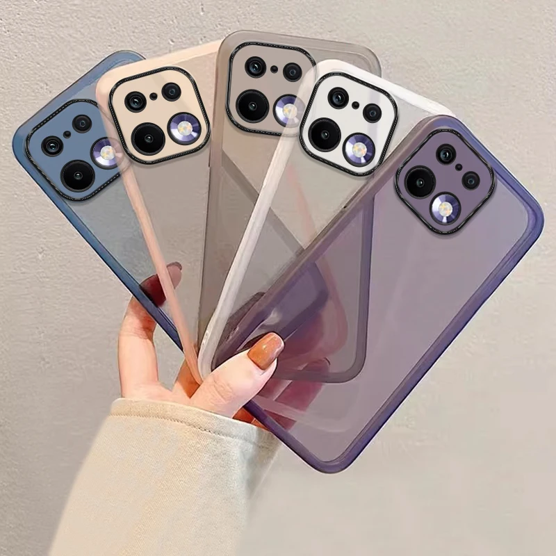 Biruiqu For Realme 16 Pro New Shockproof Protective Case Transparent Soft Silicone All-Around Protection Phone Case