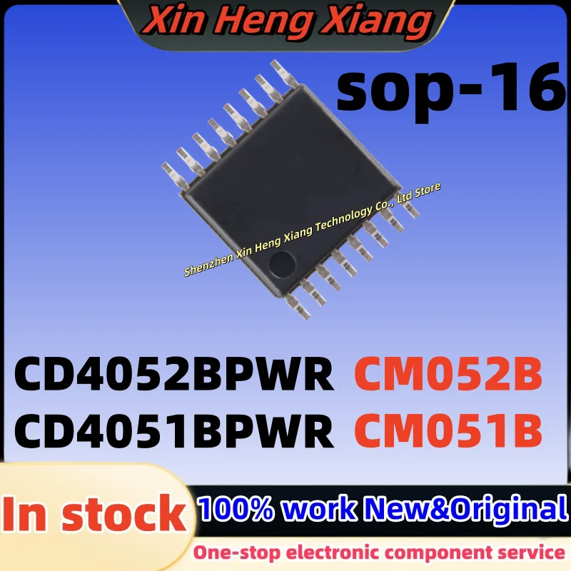 

(10pcs)CM051B CM052B CD4051BPWR CD4052BPWR sop-16