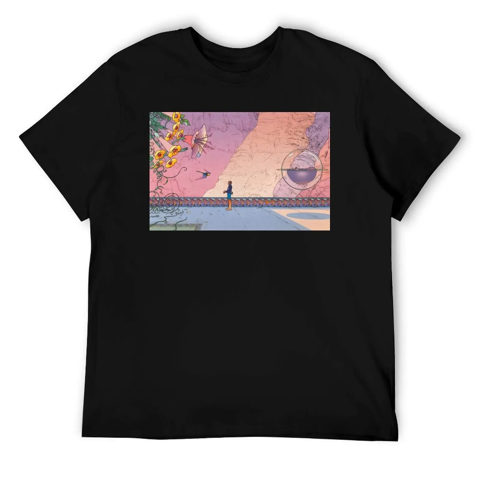 

Jean Giraud Moebius T-Shirt man tshirt t shirts cotton 100% graphic t shirts for man T-Shirt