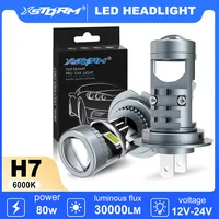XSTORM H7 - Lentes de Proyector LED para Faros Delanteros, 80 W, 30000 LM, Bombillas LED para Automóviles 9005 9006 H11, Lámparas LED Canbus para Automóviles y Motocicletas, Plug & Play