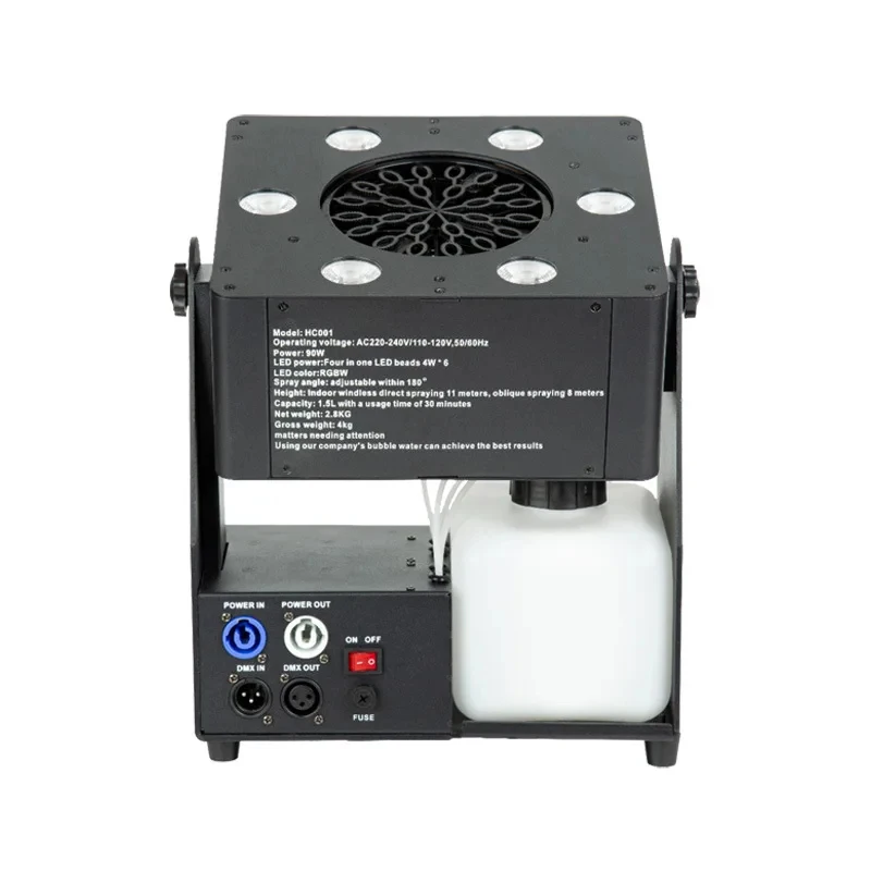 DMX Moving Bubble – RGBW Full Color, Programmable, Atmosphere Creator Stages / Bars / Weddings