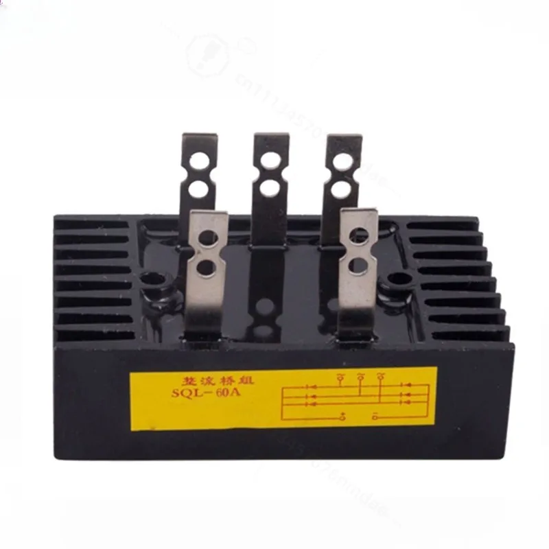 SQL-40A/SQL-60A 3-Phase Integrated Heat Sink Bridge Rectifier Diode, Brushed Generator Repair Parts