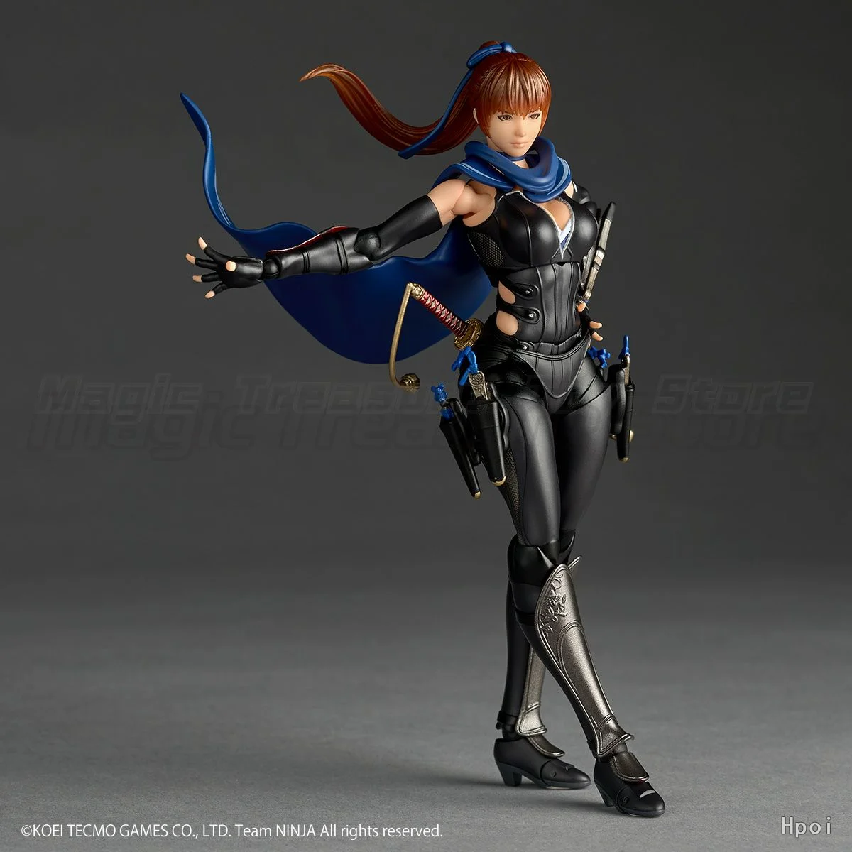 【Preventa】Original KAIYODO Revoltech increíble YAMAGUCHI Ninja Gaiden 3 Razor's Edge Kasumi figura de acción colección de juguetes