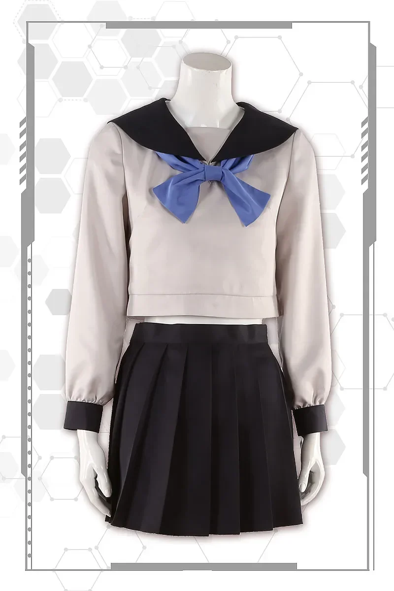 Game 13 Sentinels: Aegis Rim Fuyusaka Iori Cosplay Costume Women High School Uniforms JK Suit Halloween Sailor Dress Custom Made