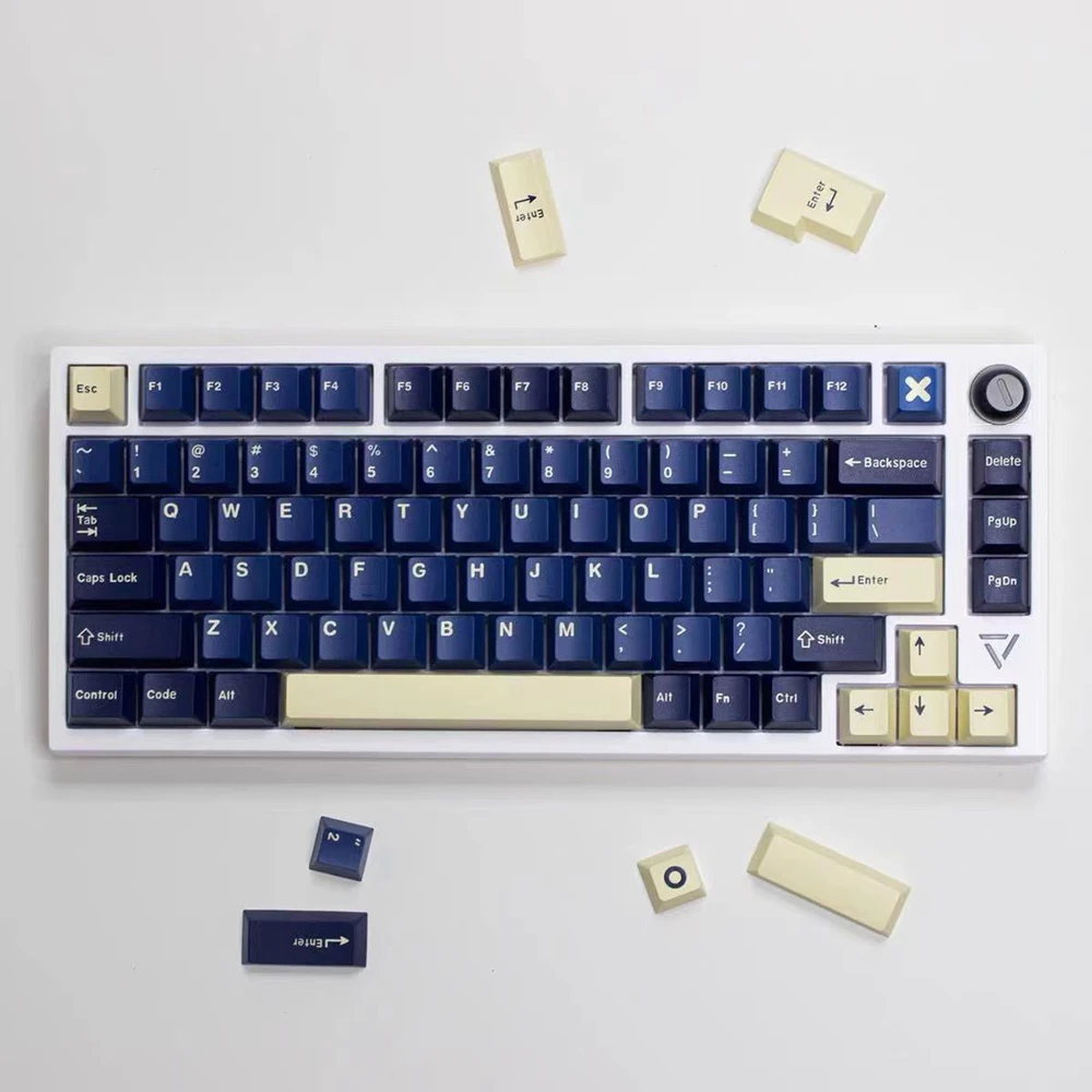 Imagem -02 - Chaves Cherry Profile Keycaps Matrix 01 Tampões de Chave de Tiro Duplo com Chave de Espaço 7u 1.75u 2u Mudança Iso Digite Gmk Teclado Mechnical 192