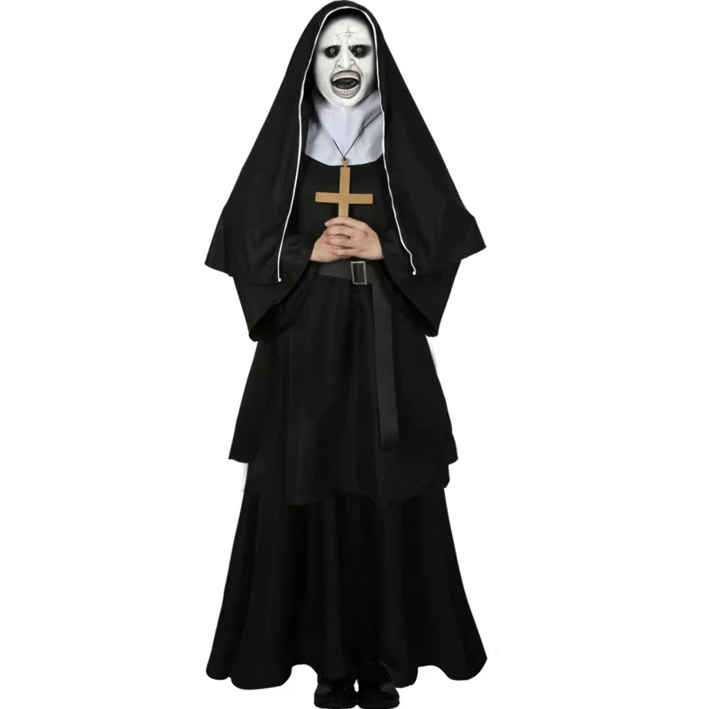 

Scary scream Halloween costume cosplay costume long black suits $0 $ I