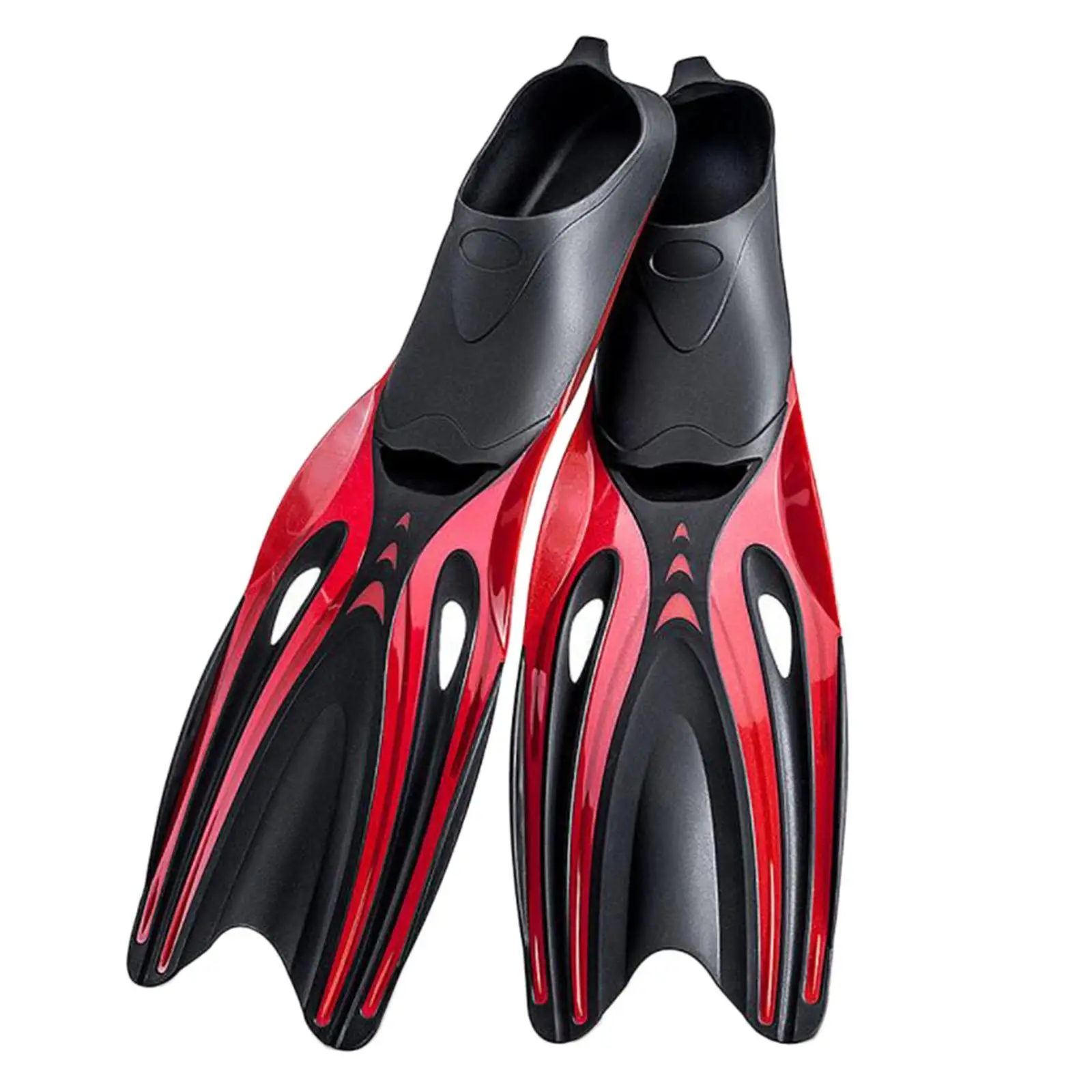 Professional Diving Flippers Comfortable Open Toe Swim Fins Non Slip Shoe for Adult Use