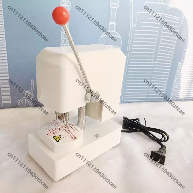 Punching Drilling Machine For Spectacle Lens Chip‑Bearing Design Compatible With Ordinary Lens Edger Optical Processing