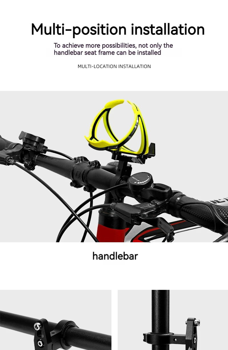 Fahrrad Wasser Flasche Halter Adapter Radfahren Flasche Käfige Rack Adapter Rennrad Halterung Umwandlung Sitz Fahrrad Zubehör – Detail 5