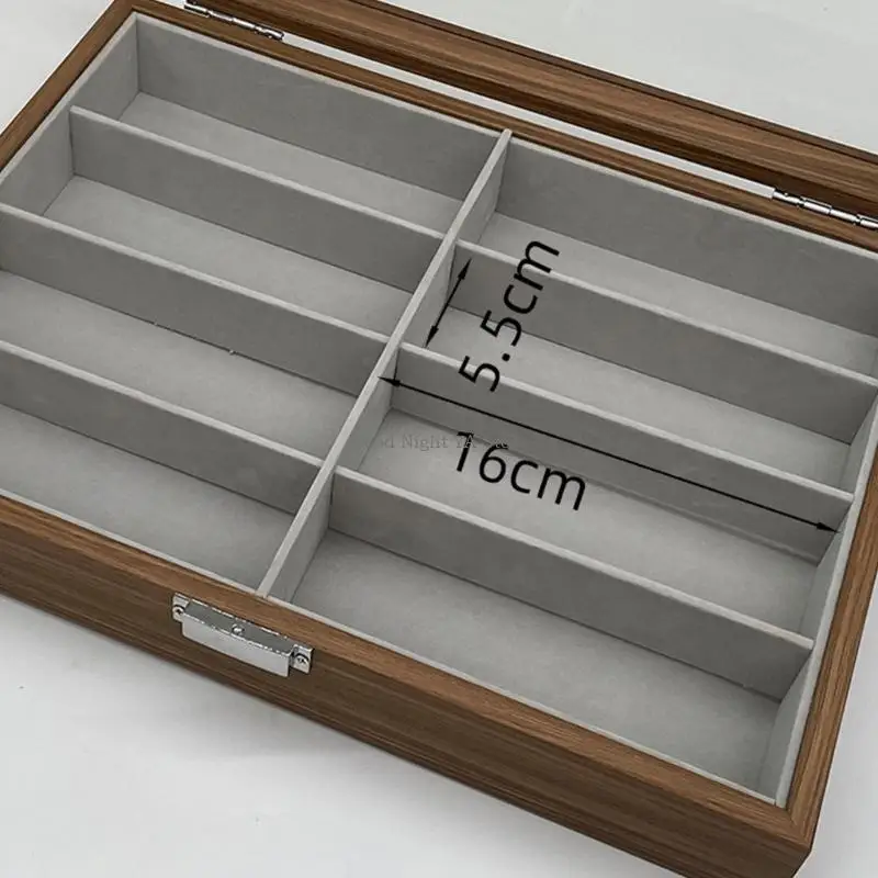Fashion Eyewear Display Case 8 Slot Capacity Materials