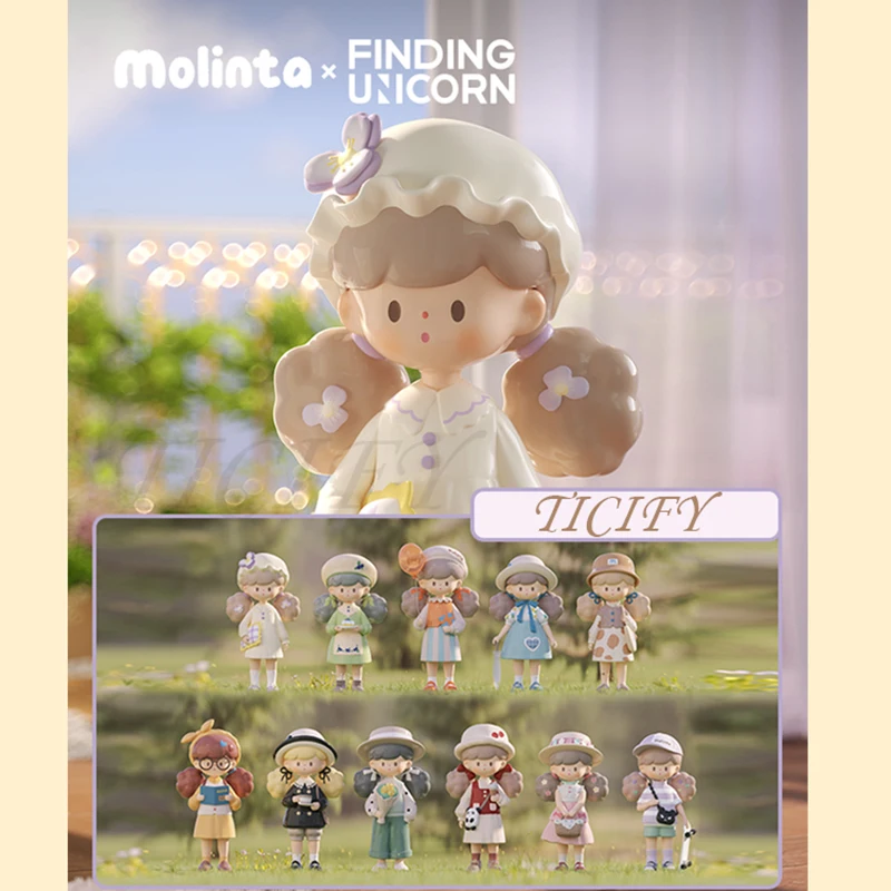 

Molinta Spring Day Plan Series Blind Box Mystery Box Ciega Blind Bag Toy for Girl Anime Figure Cute Model Girl Gift Surpris