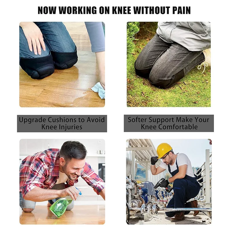 وسادة ركبة للرجال من RR-Women مناسبة للعمل المنزلي، وسادات ركبة للرجال من القماش المرن العالي تحمي الركبة #5