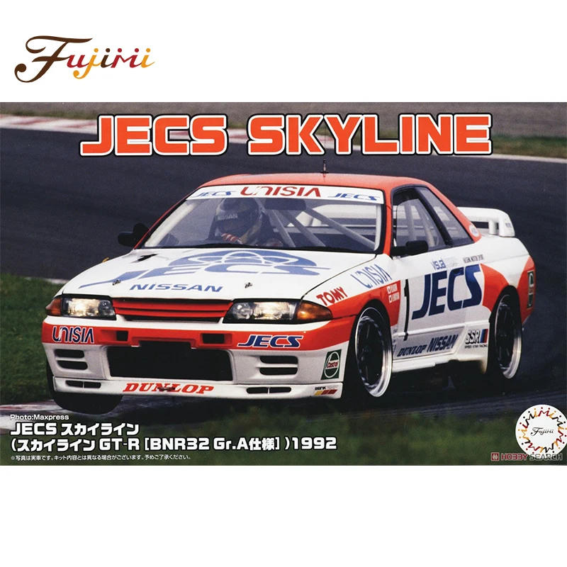 

Fujimi 04746 Static Assembled Car Model 1/24 Scale For JECS Nissan Skyline GT-R BNR32 Gr.A 1992 Racing Car Model Kit