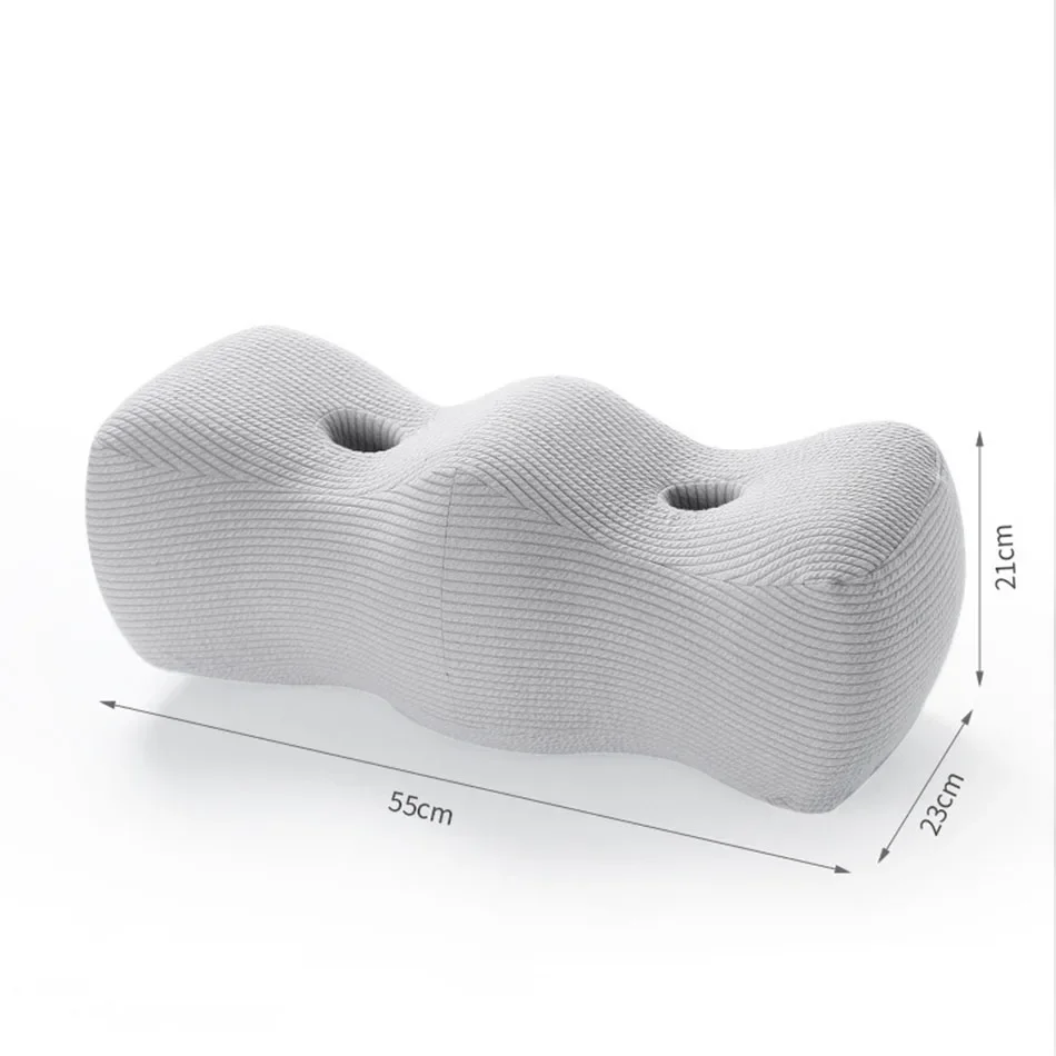 Bed Sleeping Leg Pillow Ergonomic S-shaped Foot Pillow Suitable for People with Leg Fractures Pillow for Leg