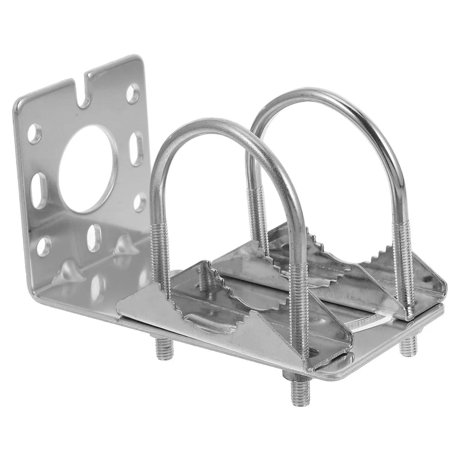 

Aluminum Alloy Pole Mount Bracket For Outdoor Mast Attic Mounting Rack Adjustable Antenna Mounting Pole Outdoor Antenna