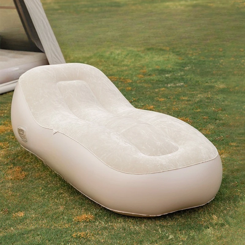 Automatic inflatable sofa outdoor lunch break recliner charging portable ultra-light air cushion bed