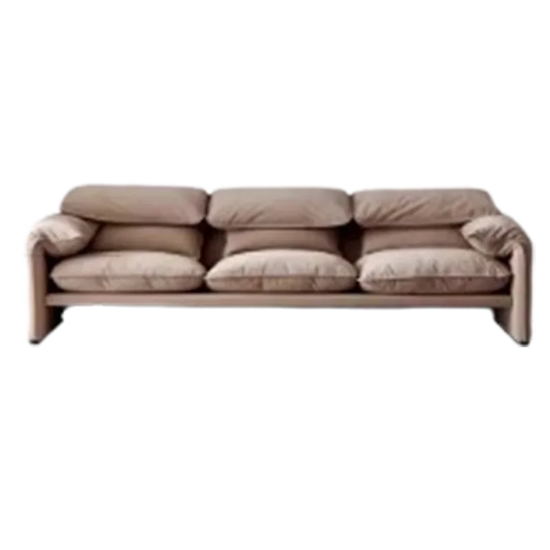 

Adjustable Back European Sofa Nordic Single Villa Designer Luxury Couch Velvet Curved Italian Divano Soggiorno Home Furniture