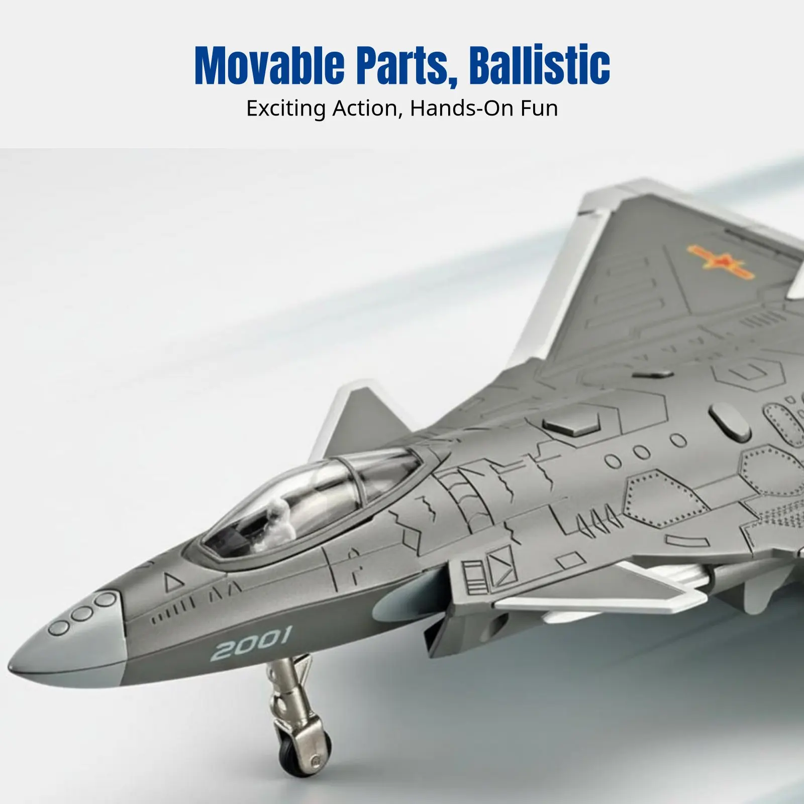 

Модель стелс-истребителя, военный самолет из сплава, для настольного размещения, со светом и звуком, подвижные детали, коллекционная, случайный дизайн