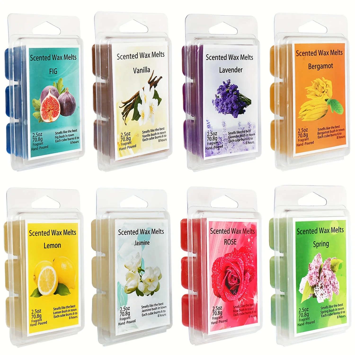 Aromatherapy Candles Box Vacuum Molded Wax Block Soy Wax Holiday And Wedding Gift Box