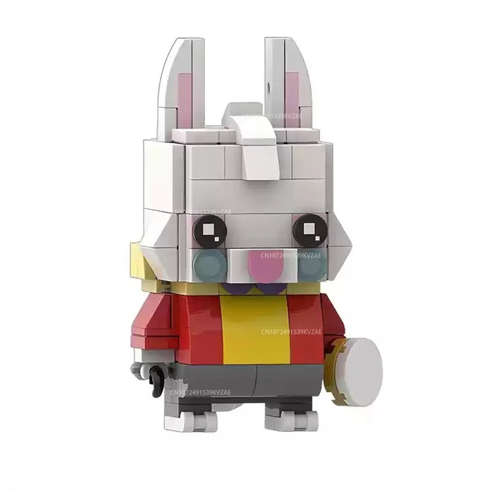 MOC Classic Movie Character Mr. Hat,Rabbit,Caterpillar Animal Cat  Collection Building Blocks Cartoon Figures Toy Gift